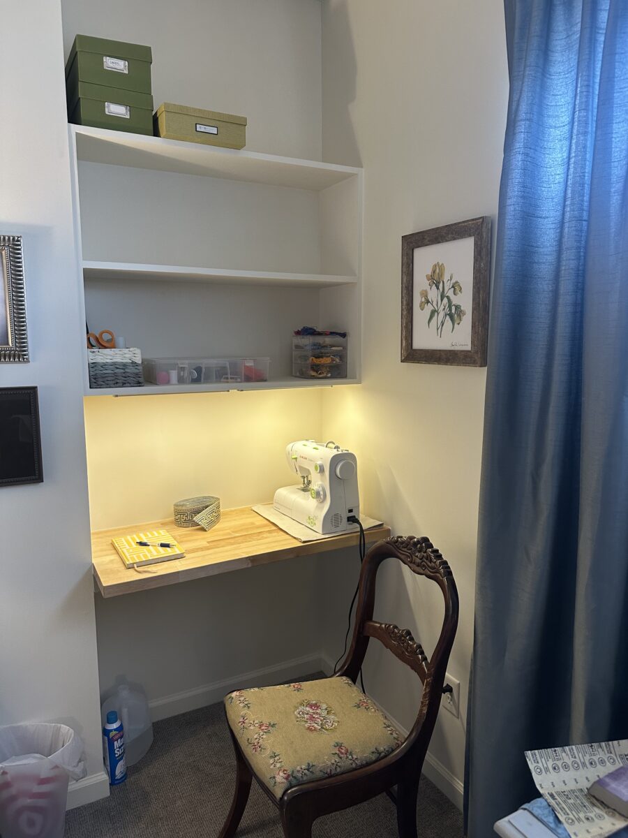 Bedroom Desk Bookcase Build