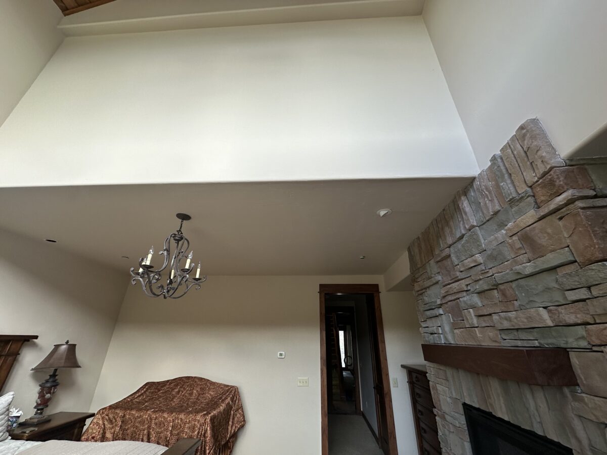 Ceiling drywall repair